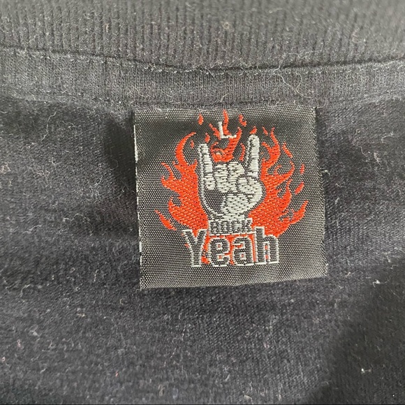 Rock Yeah Tee Shirt Double Side Chief Eagle Dream Catcher Native Natur Men Large - Picture 2 of 12